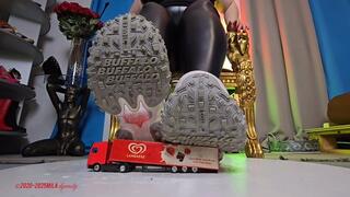 Mila - Giantess in Buffalo Sneakers