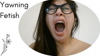 waking up with big yawns.. my big mouth open for you