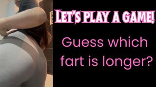 Guess which one is the longest? 4 Long farts