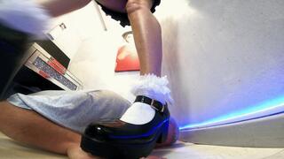 Walking On & Off His Hands Fingers & Head In The Computer Room FLOOR CAM (4K)