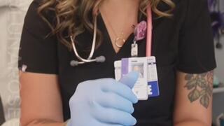 JOI Nurse Luna POV Telehealth exam, Let me guide you with jerk off instructions, with my penis prop and gloves! I also include a cum countdown with my soothing nurse voice