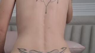 I'm sitting with my ass on the teddy bear's face