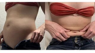 My biggest belly bloat ever after MASSIVE 4000 calorie stuffing!