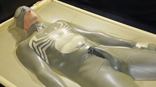 Spider-man sealed in the vacbed
