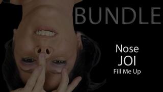 Nose Fetish JOI Bundle - Jerk Off to My Nose and Fill Me Up - Kylie Jacobsx - MP4 1080p HD