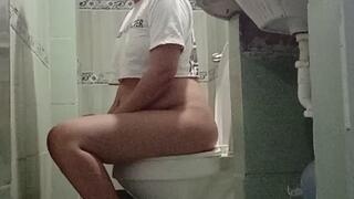 I'll show you how I pee and oops! I don't have any toilet paper...oh well, never mind. I'll use my underwear to clean myself and then throw it in your face.