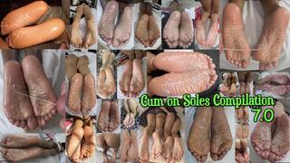 Cum on Soles Compilation Version 7! 35 cumshots!!