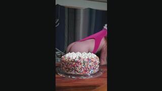 Humiliating Birthday Cake Messy Atomic Wedgie