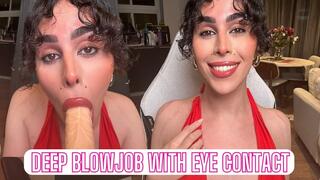 Deep Blowjob With Eye Contact