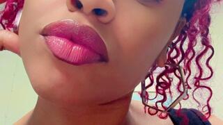 A Brief Favor — The Goddess Applies Gloss, Admiration Permitted