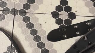 Leather Belt Spanking Story MP4