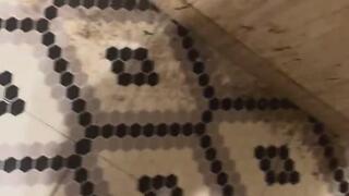 Leather belt spanking in jeans MP4