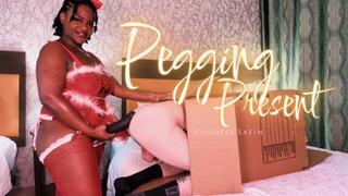 Pegging Present | Ebony Female Domination BBC Strapon Femdom Goddess Satin