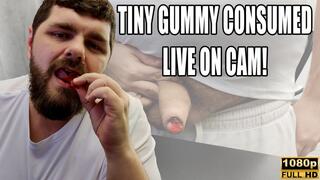 Tiny Gummy Consumed In Live Cam Show - KingMarti - Full HD 1080p - MOV