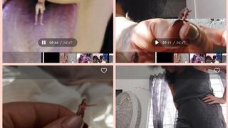 GIantessVORE Girls Night Out Latina milf Lola installs magical locks to shrink her guests and eat them