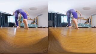 3DVR180 MARTINA was cleaning and trampling on a group of dwarfs