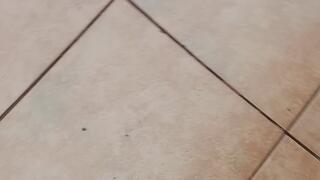 sexy feet walking in flip-flops