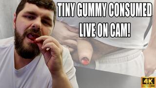 Tiny Gummy Consumed In Live Cam Show - KingMarti - 4k UHD 2160p - MOV