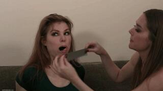 Double Gagged for Insurance - Candle Boxxx & Star Nine Stuffed Gag Talking Bondage Damsel MP4