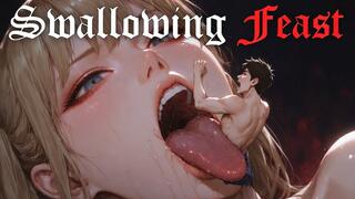 Swallowing Feast: Gulped Down Whole