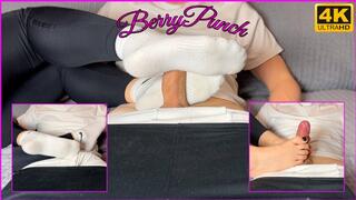 Dirty Nike Socks Sockjob - Massage - Footjob - Cumshot - Foot Fetish - Foot Domination - 4K