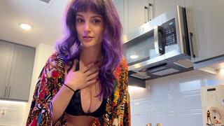 Goddess Petra Banx Makes Her Puppy Slave Dirty Panty and Sock Tea m - Female Domination, Pet Play, Foot Worship, Spit, Ass Worship, Public Humiliation