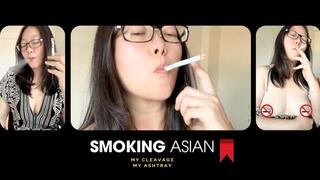 Darkside Smoking Asian Mommy: My Cleavage, My Filthy Ashtray