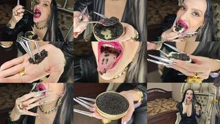 I eat black caviar, tease you with extremely long stiletto nails and humiliate you