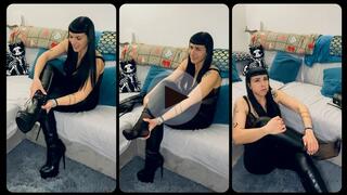 Mi slogo la caviglia a causa degli stivali