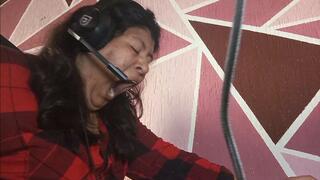 Yawning During a Customer Phone Call