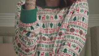 Smoking while waiting for Santa