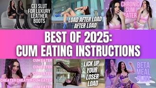 Best of 2025: Cum Eating Instructions