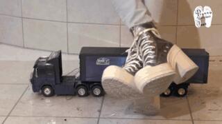 Big RC Truck under heeled Chucks
