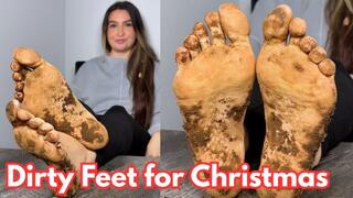 All You Get for X-Mas is DIRTY FEET! POV Filthy Foot Worship JOI (4K Ultra HD)