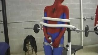 Bound, Vibed And Explosive Orgasms In Spandex