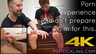 Tickle virgin Luka in the stocks 4K