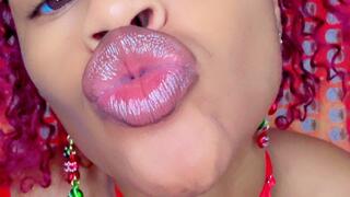 Holiday Glow — The Goddess Teases with a Kiss