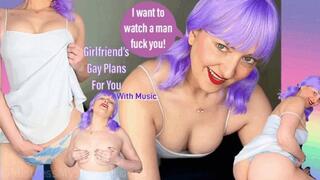 Girlfriend’s Gay Plans For You with Music - She wants to watch you get fucked by a man! - Make Me Bi, Bisexual Encouragement, Bi-Sexual, Female Domination, Femdom POV with Mistress Mystique Hoops - MP4