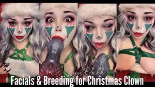 Facials and Breeding for the Christmas Clown
