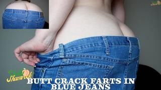 Butt Crack Farts In Blue Jeans - Standing