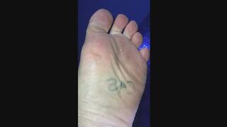 BLUE MIRROR RIGHT FOOT