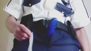 PoliciaUniform 1 CUM in CONDOM LECHAZO EN CONDÓN CORRIDA DENTRO DEL CONDÓN!!!