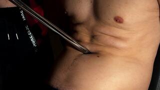 Belly Fetish Close-Ups With Gutpunches And Navel Pressure Play