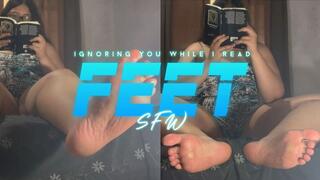 Ignoring You While I Read Feet SFW
