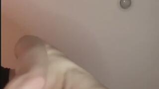 I got myself a new mask and decided to break it in with a dildo cum session