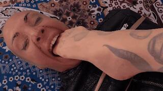 Nylon masked desire: when a heel obsession goes too far ( PANTYHOSE DOM )