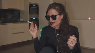 Smoking Sultana and two competing ashtrays