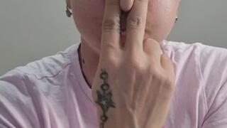 I pinch my nose in three methods until get red