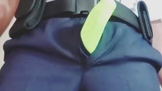 Policia Uniform 3 Bulge y CUM