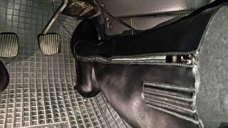 Sarah Cranking Inside Parking Garage After Shopping